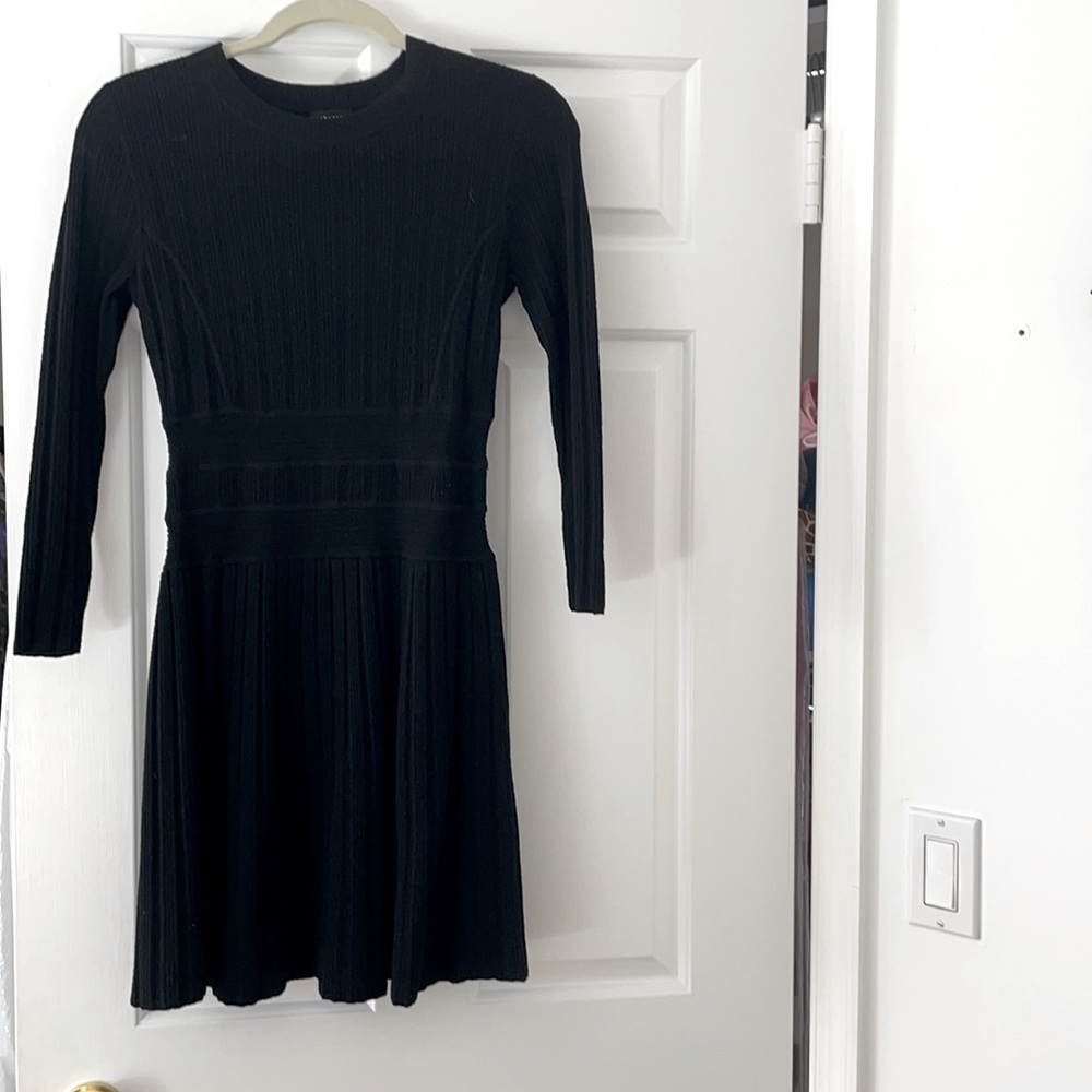 Black theory sweater dress